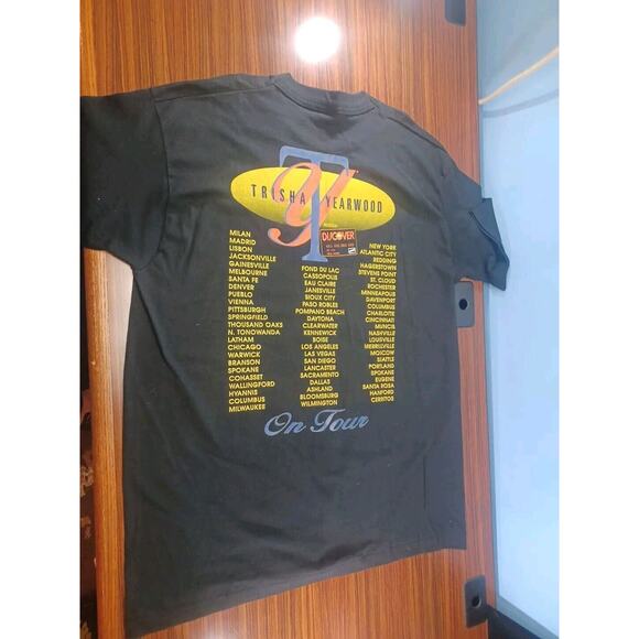 VTG 90s Trisha Yearwood Country Nashville Superstar Single Stitch T-Shirt XL - Picture 6 of 7